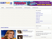 Tablet Screenshot of celebritypalace.com
